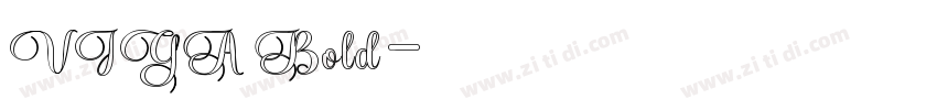 VIGA Bold字体转换